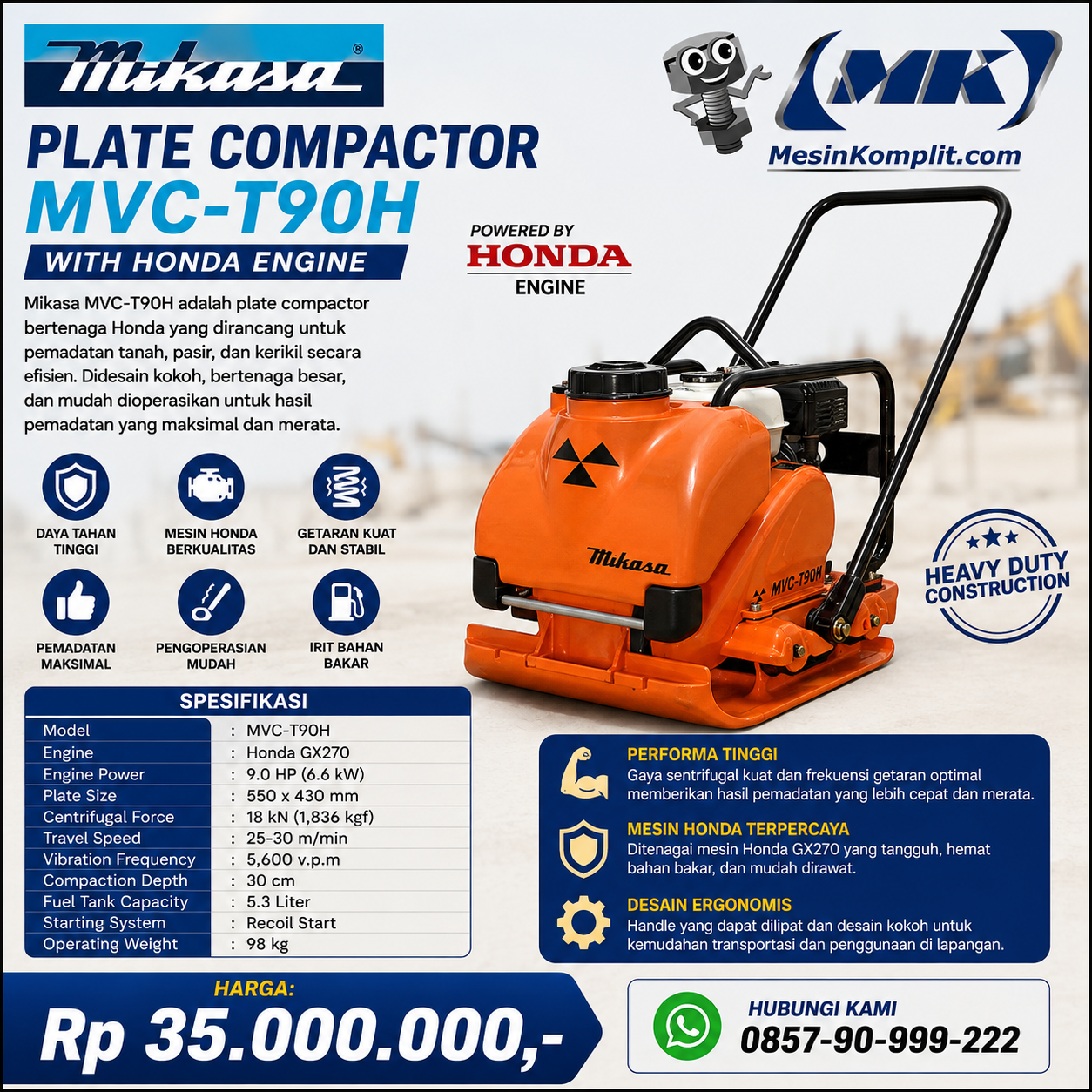 Stamper Kodok Mikasa...